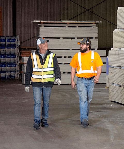 workers in warehouse